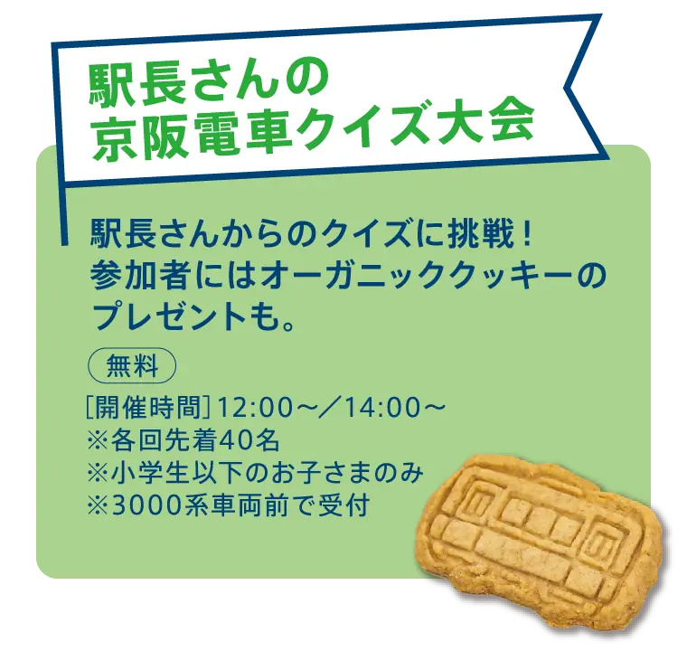 駅長さんの京阪電車クイズ大会
