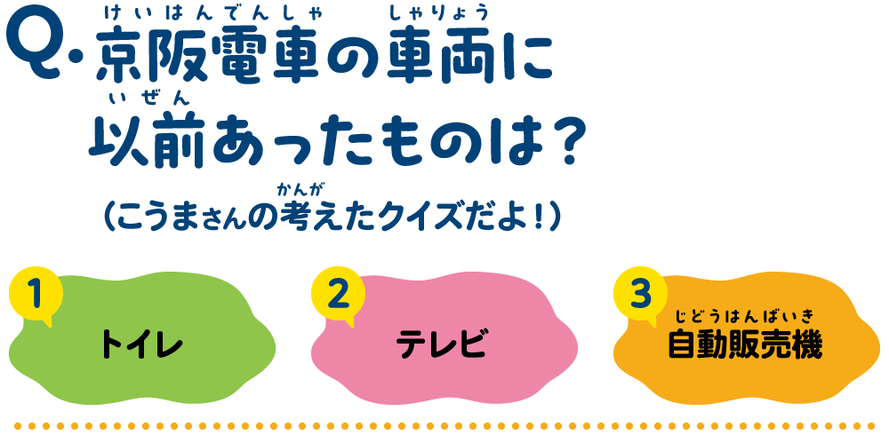京阪電車の車両に以前あったものは？